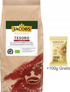 Kawa ziarnista Jacobs Professional Tesoro Espresso 1kg + 100g Gratis