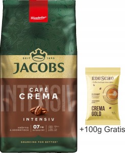 Kawa ziarnista Jacobs Crema Intensiv 1kg +100g Gratis!
