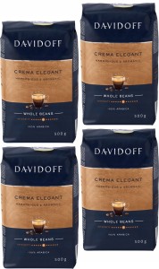 KAWA DAVIDOFF CAFE CREMA ELEGANT ZIARNISTA 4x 500g