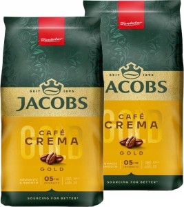Kawa ziarnista JACOBS CREMA GOLD 2x 1kg