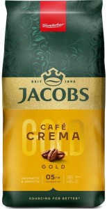 Kawa ziarnista JACOBS CREMA GOLD Expertenrostung 1kg