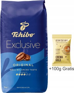 Kawa ziarnista Tchibo Exclusive Orginal 1kg +100g Gratis!