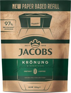 Kawa rozpuszczalna Jacobs Kronung 150g Refill