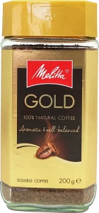 KAWA rozpuszczalna Melitta GOLD 100% Natural 200gr