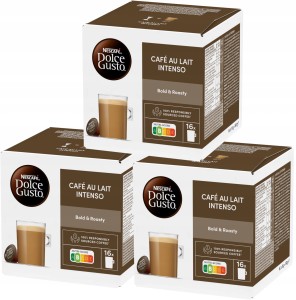Kapsu?ki Dolce Gusto Cafe Au Lait Intenso 3x16szt
