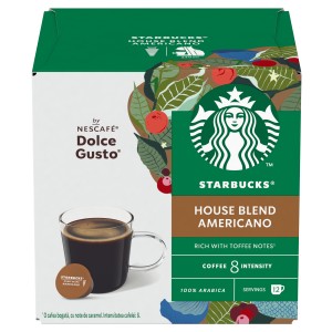 Kapsu?ki Dolce Gusto Starbucks House Blend Americano 12 sztuk