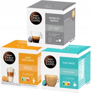 Kapsu?ki Dolce Gusto Nescafe Zestaw 3 x 16 kawy mieszane