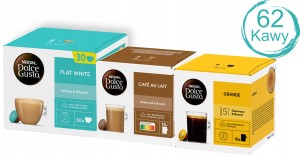 Kapsu?ki Nescafe Dolce Gusto Zestaw 62 kawy