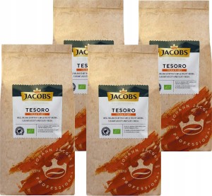 Kawa ziarnista Jacobs Professional Tesoro Crema 4 x 1 Kg
