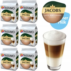 Kapsu?ki TASSIMO Jacobs Latte Macchiato Classico 6