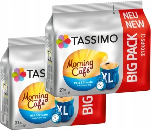 Kapsu?ki TASSIMO Jacobs Morning Cafe MILD XL 2x 21 sztuk