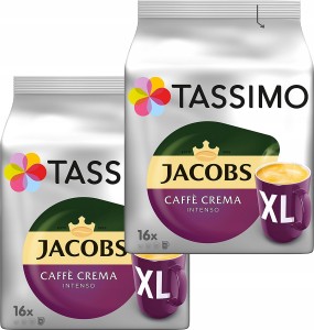 Kapsu?ki TASSIMO Jacobs Caffe Crema Intenso XL 2 x 16