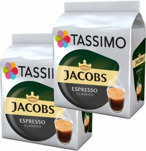 Kapsu?ki TASSIMO Jacobs Espresso Classico 2 x 16 sztuk