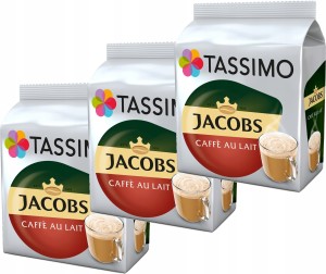 Kapsu?ki TASSIMO Jacobs Cafe Au Lait 3 x 16 sztuk