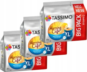 Kapsu?ki TASSIMO Jacobs Morning Cafe MILD XL 3 x 21 sztuk