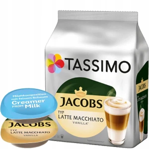 Kapsu?ki TASSIMO LATTE MACCHIATO VANILLA 8 kaw