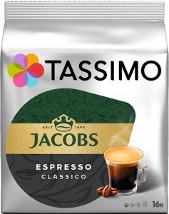 Kapsu?ki TASSIMO Jacobs Espresso Classico 16 sztuk