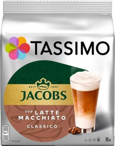 Kapsu?ki TASSIMO Jacobs Latte Macchiato Classico 8