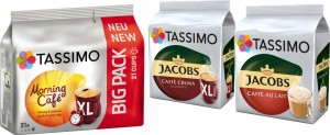 Tassimo Zestaw Morning Au Lait Crema XL 53 kapsu?ki
