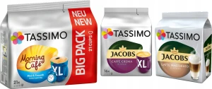 Tassimo Zestaw Morning Mild Intenso XL Latte 45 kapsu?ek