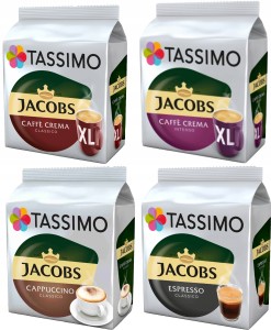 Tassimo Zestaw Classico Xl, Intenso Xl, Cappuccino, Espresso