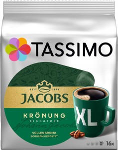 Kapsu?ki TASSIMO Jacobs Kronung XL 16szt