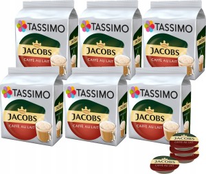 Tassimo Zestaw Cafe Au Lait 6 x 16 sztuk