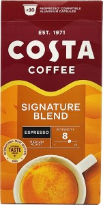 Kawa do NESPRESSO COSTA Signature ESPRESSO 10 kaps