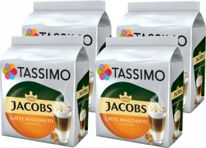 Kapsu?ki kawa TASSIMO Latte Macchiato Caramel 4 x 16 sztuk