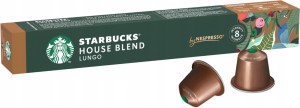KAWA do NESPRESSO STARBUCKS HOUSE BLEND lungo 10