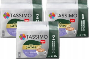 Kapsu?ki kawa TASSIMO Jacobs Cappuccino Choco 3 x 8 kaw