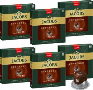KAWA do NESPRESSO JACOBS ESPRESSO INTENSO 120 sztuk