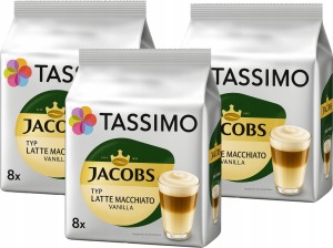 Kapsu?ki do TASSIMO Jacobs Latte Macchiato Vanilla 3 x 8 kaw