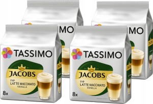 Kapsu?ki do TASSIMO Jacobs Latte Macchiato Vanilla 4 x 8 kaw