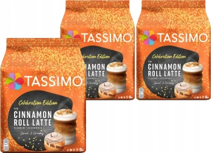 Kapsu?ki Tassimo Cinnamon Roll Latte 3 x 8 porcji
