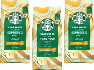 Kawa ziarnista Starbucks Blonde Espresso Roast 3 x 450g