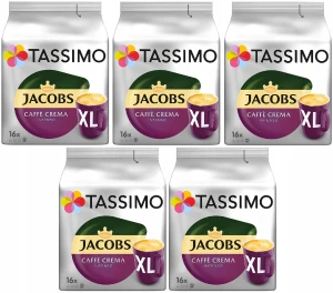 TASSIMO Jacobs Caffe Crema Intenso XL 5 x 16 Kapsu?ki