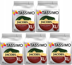 TASSIMO Jacobs Caffe Crema Classico XL  5 x 16  Kapsu?ki
