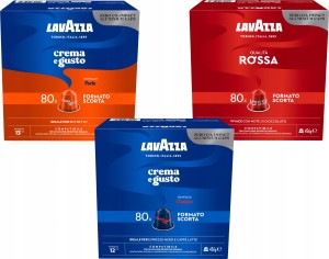 Kapsu?ki do Nespresso Lavazza Qualita Rossa Forte Classico Zestaw 3x80