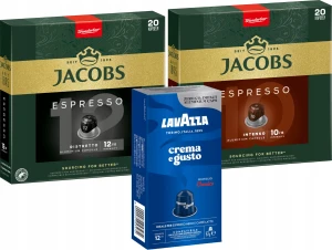 Kapsu?ki do Nespresso od Jacobs i Lavazza opcja 5 50 szt