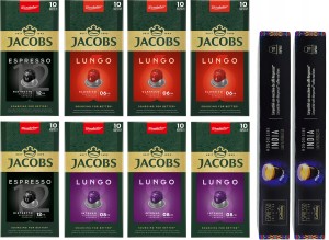 Kapsu?ki do Nespresso Kawa Jacobs Mix 80 + 20 Gratis.