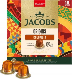 Kapsu?ki do Nespresso Jacobs Origins Single Colombia 18 kapsu?ek