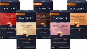 Kapsu?ki Davidoff do NESPRESSO ZESTAW Espresso Lungo 5 x 10
