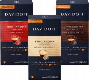 Kapsu?ki Davidoff do NESPRESSO ZESTAW Espresso 3 x 10