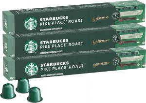 Kapsu?ki do Nespresso Starbucks Pike Place Lungo 3 x 10 kapsu?ek