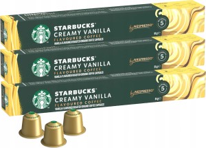 Kapsu?ki do Nespresso Starbucks Creamy Vanilla 3 x 10 sztuk
