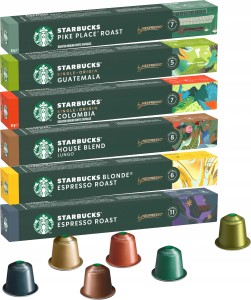 Kapsu?ki do Nespresso Starbucks zestaw 60 sztuk (6 x 10 kapsu?ek)