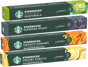 Kapsu?ki do Nespresso Starbucks zestaw kaw 40szt