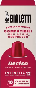 Kapsu?ki do Nespresso Bialetti  Deciso 10 sztuk