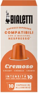 Kapsu?ki do Nespresso Bialetti  Cremoso 10 sztuk